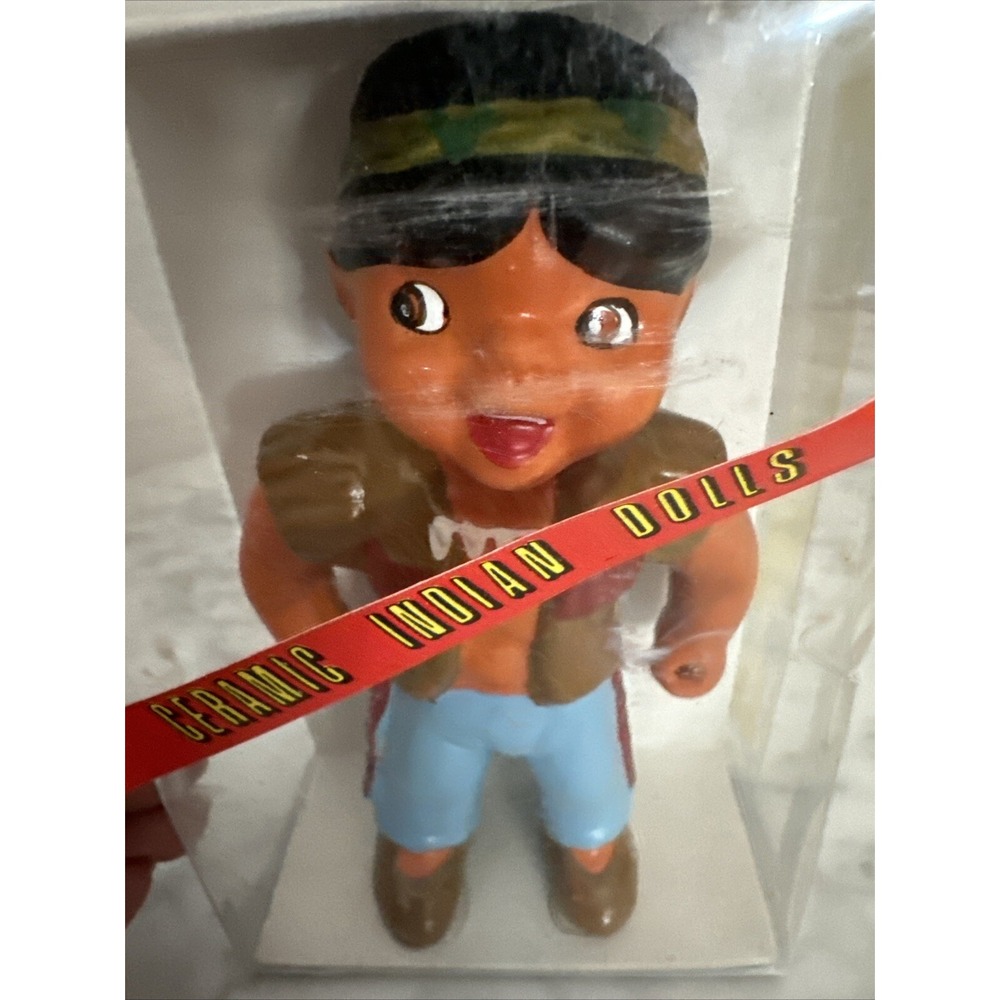 FIGURINE RETRO PETIT INDIAN) 11x8cm)